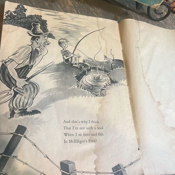McElligot's Pool by Dr. Seuss 1975 inside manuscript only - Picture 7 of 11